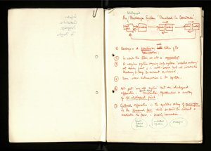Notes and Drafts Spring 1974 (13) (US121/B/2/1/36) (click to see full size)