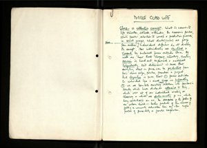Notes and Drafts Spring 1974 (2) (US121/B/2/1/36) (click to see full size)