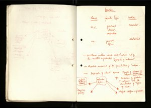 Notes and Drafts Spring 1974 (23) (US121/B/2/1/36) (click to see full size)