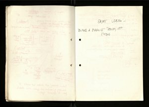 Notes and Drafts Spring 1974 (27) (US121/B/2/1/36) (click to see full size)