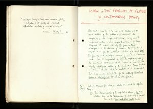 Notes and Drafts Spring 1974 (40) (US121/B/2/1/36) (click to see full size)