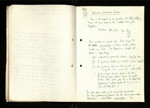 Notes and Drafts Spring 1974 (45) (US121/B/2/1/36) (click to see full size)