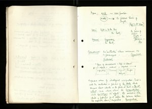 Notes and Drafts Spring 1974 (49) (US121/B/2/1/36) (click to see full size)
