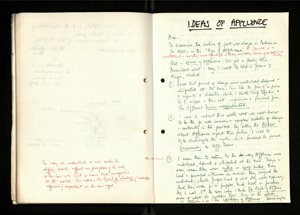 Notes and Drafts Spring 1974 (57) (US121/B/2/1/36) (click to see full size)