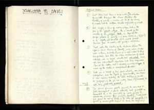 Notes and Drafts Spring 1974 (58) (US121/B/2/1/36) (click to see full size)