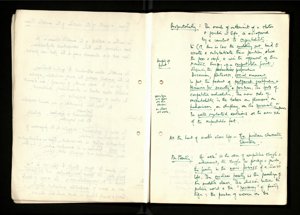 Notes and Drafts Spring 1974 (6) (US121/B/2/1/36) (click to see full size)