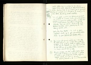 Notes and Drafts Spring 1974 (60) (US121/B/2/1/36) (click to see full size)