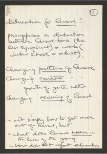 Education for Leisure (2) (US121/B/2/3/1) (click to see full size)