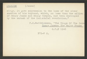 James Realism Style and the Novel (27) (US121/B/2/3/1) (click to see full size)